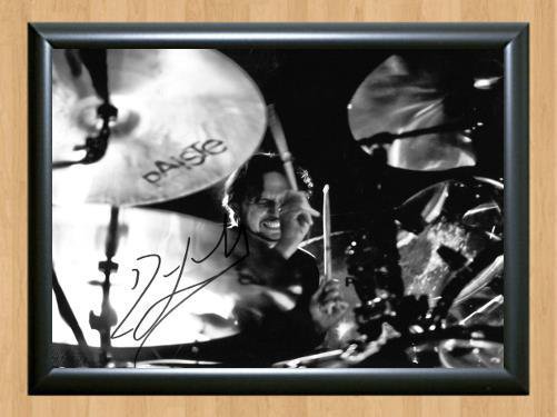 Dave Lombardo Slayer Drummer Signed Autographed Photo Poster Print Memorabilia A4