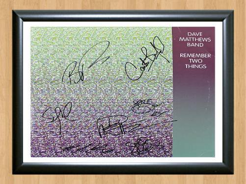 Dave Matthews Busted Stuff Signed Autographed Photo Poster Print Memorabilia A4