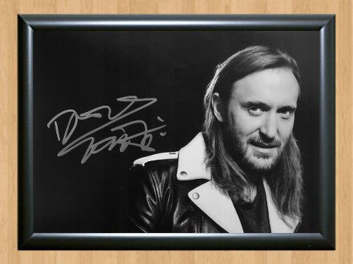 David Guetta DJ Signed Autographed Photo Poster Print Memorabilia A4