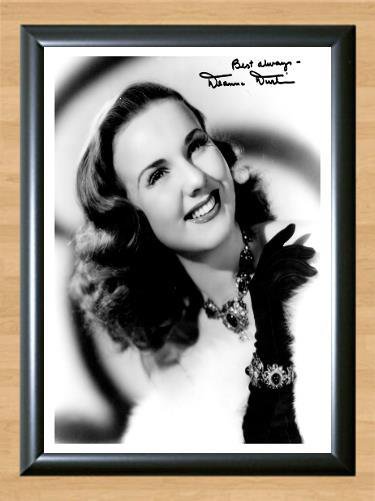 Deanna Durbin Mad About  Signed Autographed Photo Poster Print Memorabilia A4