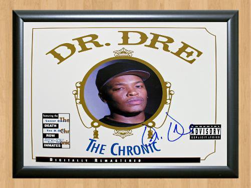 Dr. Dre The Chronic Signed Autographed Photo Poster Print Memorabilia A4