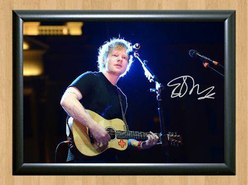 Ed Sheeran Signed Autographed Photo Poster Print Memorabilia A4