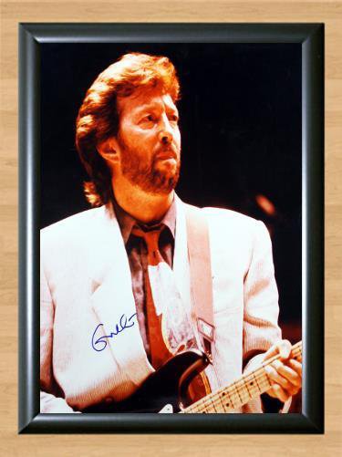 Eric Clapton Unplugged Slowhand Signed Autographed Photo Poster Print Memorabilia A4