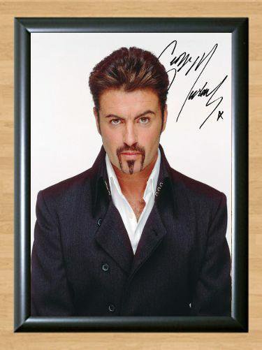 George Michael Patience Signed Autographed Photo Poster Print Memorabilia A4
