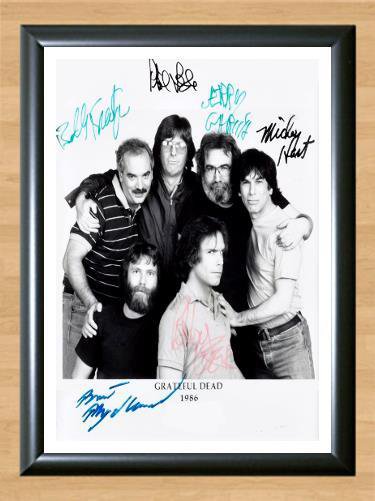 Grateful Dead Band Signed Autographed Photo Poster Print Memorabilia A4