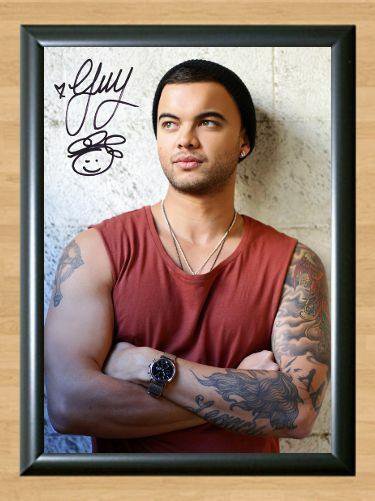 Guy Sebastian Belle and Tiger Signed Autographed Photo Poster Print Memorabilia A4