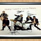 Huey Lewis & The News Band Signed Autographed Photo Poster Print Memorabilia A4