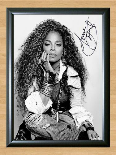 Janet Jackson Velvet Rope Signed Autographed Photo Poster Print Memorabilia A4