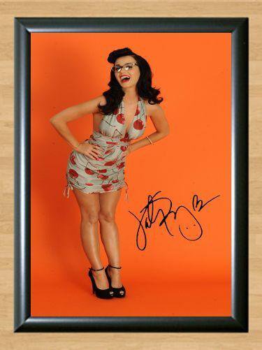 Katy Perry Signed Autographed Photo Poster Print Memorabilia A4