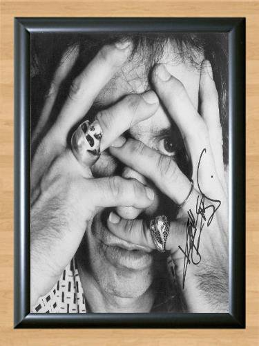 Keith Richards Rolling Stones Signed Autographed Photo Poster Print Memorabilia A4