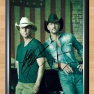Kenny Chesney Tim McGraw Signed Autographed Photo Poster Print Memorabilia A4