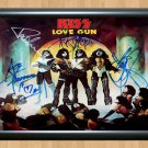 Kiss Gene Simmons Love Gun Signed Autographed Photo Poster Print Memorabilia A4