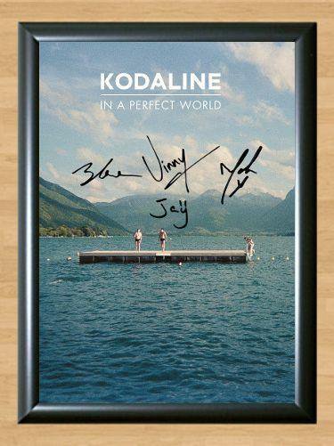 Kodaline In A Perfect World Signed Autographed Photo Poster Print Memorabilia A4