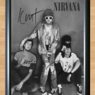 Kurt Cobain Nirvana Band Signed Autographed Photo Poster Print Memorabilia A4