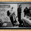 Led Zeppelin Jimmy Jack Daniels Signed Autographed Photo Poster Print Memorabilia A4