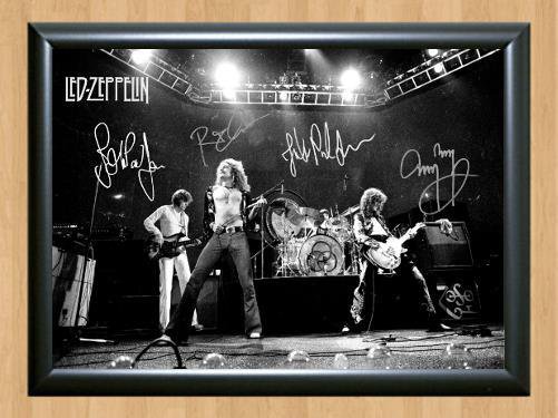Led Zeppelin John Paul Jones Signed Autographed Photo Poster Print Memorabilia A4
