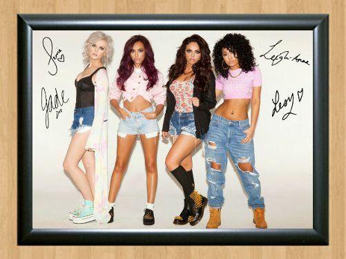Little Mix Perrie Jesy Jade Leigh-Anne Signed Autographed Photo Poster Print Memorabilia A4