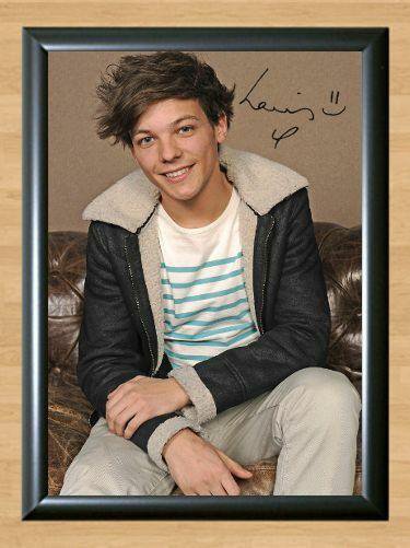 Louis One Direction Signed Autographed Photo Poster Print Memorabilia A4