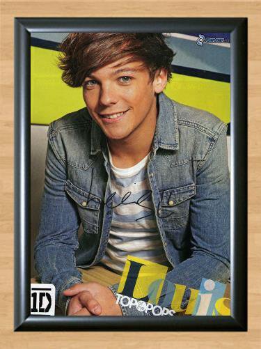 Louis Tomlinson 1 One Direction Signed Autographed Photo Poster Print Memorabilia A4