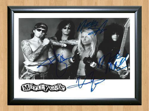 M&Atilde;&para;tley Cr&Atilde;&frac14;e Vince Neil Signed Autographed Photo Poster Print Memorabilia A4