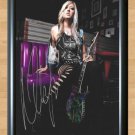 Nita Strauss Alice Cooper Signed Autographed Photo Poster Print Memorabilia A4