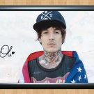 Oli Sykes Bring Me The Horizon  Signed Autographed Photo Poster Print Memorabilia A4