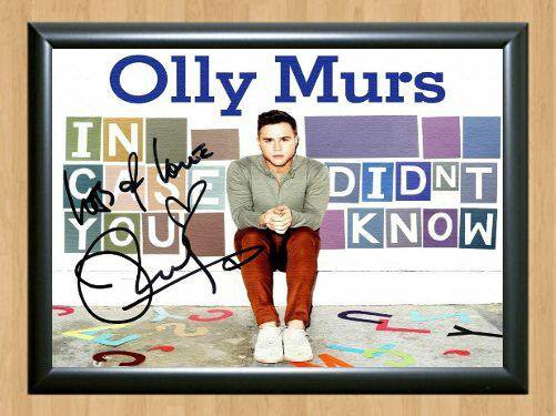 Olly Murs In Case You Didn't Know Signed Autographed Photo Poster Print Memorabilia A4