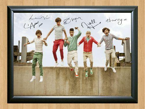 One Direction Louis Signed Autographed Photo Poster Print Memorabilia A4