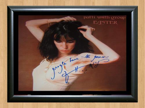 Patti Smith Easter Signed Autographed Photo Poster Print Memorabilia A4