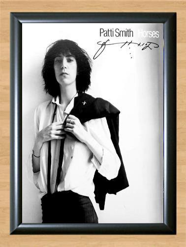 Patti Smith Horses Signed Autographed Photo Poster Print Memorabilia A4
