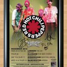 Red Hot Chili Peppers Tour Signed Autographed Photo Poster Print Memorabilia A4