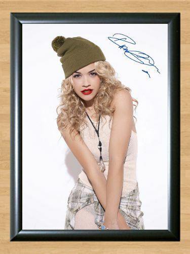 Rita Ora Hot Right Now Signed Autographed Photo Poster Print Memorabilia A4