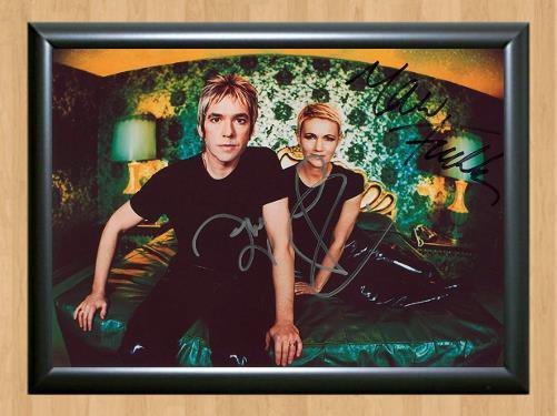 Roxette Marie Fredriksson Band Signed Autographed Photo Poster Print Memorabilia A4