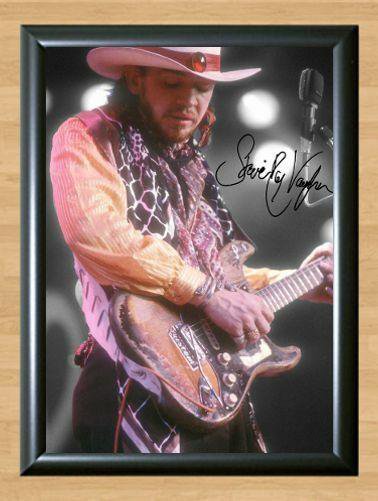 Stevie Ray Vaughan  Signed Autographed Photo Poster Print Memorabilia A4