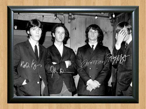 The Doors Jim Morrison Band  Signed Autographed Photo Poster Print Memorabilia A4