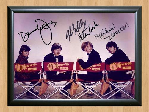 The Monkees Band Signed Autographed Photo Poster Print Memorabilia A4