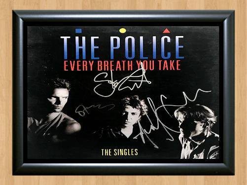 The Police Sting Group Signed Autographed Photo Poster Print Memorabilia A4