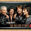 The Rolling Stones Mick Jagger Wood Signed Autographed Photo Poster Print Memorabilia A4