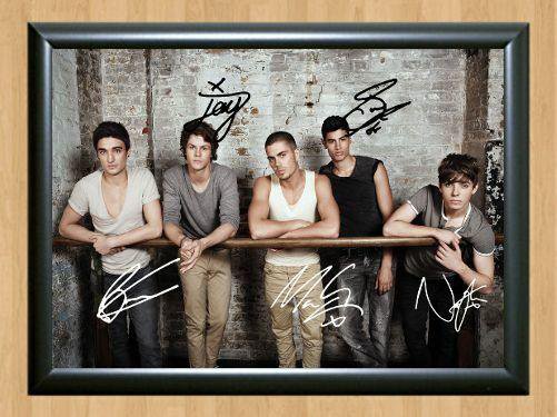 The Wanted 2 Boy Band Group Signed Autographed Photo Poster Print Memorabilia A4