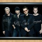 U2 Bono The Edge Adam Clayton Larry Mullen Signed Autographed Photo Poster Print Memorabilia A4