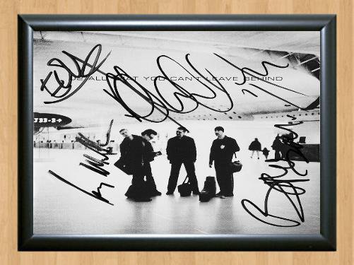 U2 Rock Band Group Signed Autographed Photo Poster Print Memorabilia A4