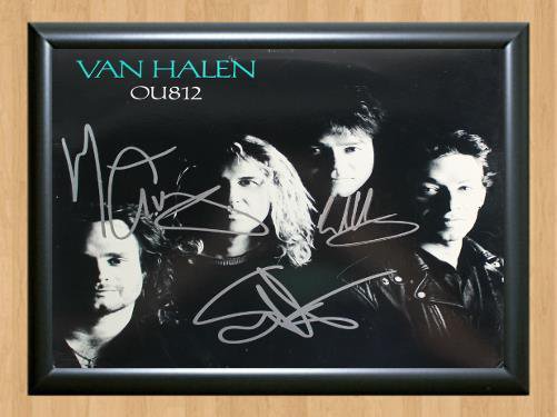Van Halen Alex ou182 Signed Autographed Photo Poster Print Memorabilia A4