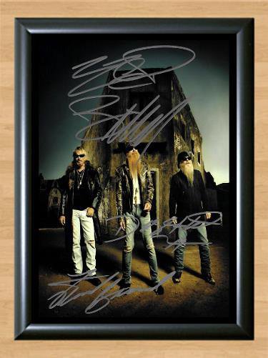 ZZ Top Band Signed Autographed Photo Poster Print Memorabilia A4