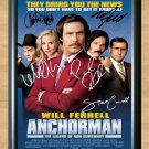 Anchorman Will Ferrell Steve Paul Rudd Signed Autographed Photo Poster Print Memorabilia A4
