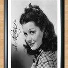 Ann Rutherford Gone with the Wind Signed Autographed Photo Poster Print Memorabilia A4