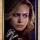 Avengers Endgame Captain Marvel Brie Larson Signed Autographed Photo Poster Print Memorabilia A4
