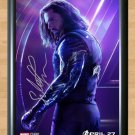 Avengers Infinity War Bucky Sebastian Signed Autographed Photo Poster Print Memorabilia A4