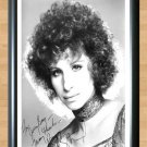 Barbra Streisand Funny Girl Yentl Signed Autographed Photo Poster Print Memorabilia A4