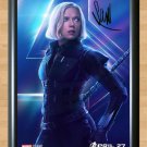 Black Widow Scarlett Johansson Avengers Infinity Signed Autographed Photo Poster Memorabilia A4
