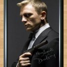 Daniel Craig James Bond 007 Skyfall Signed Autographed Photo Poster Print Memorabilia A4